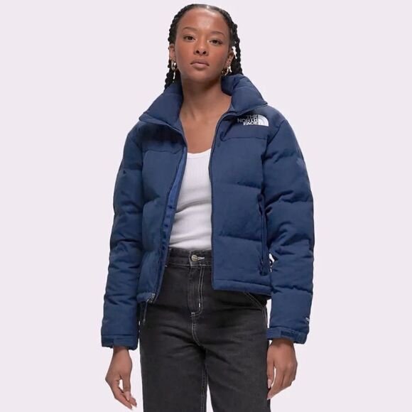 NWT XS 700 Nuptse Jacket in Summit Navy Ripstop 700 Down Fill - North Face - Picture 1 of 15